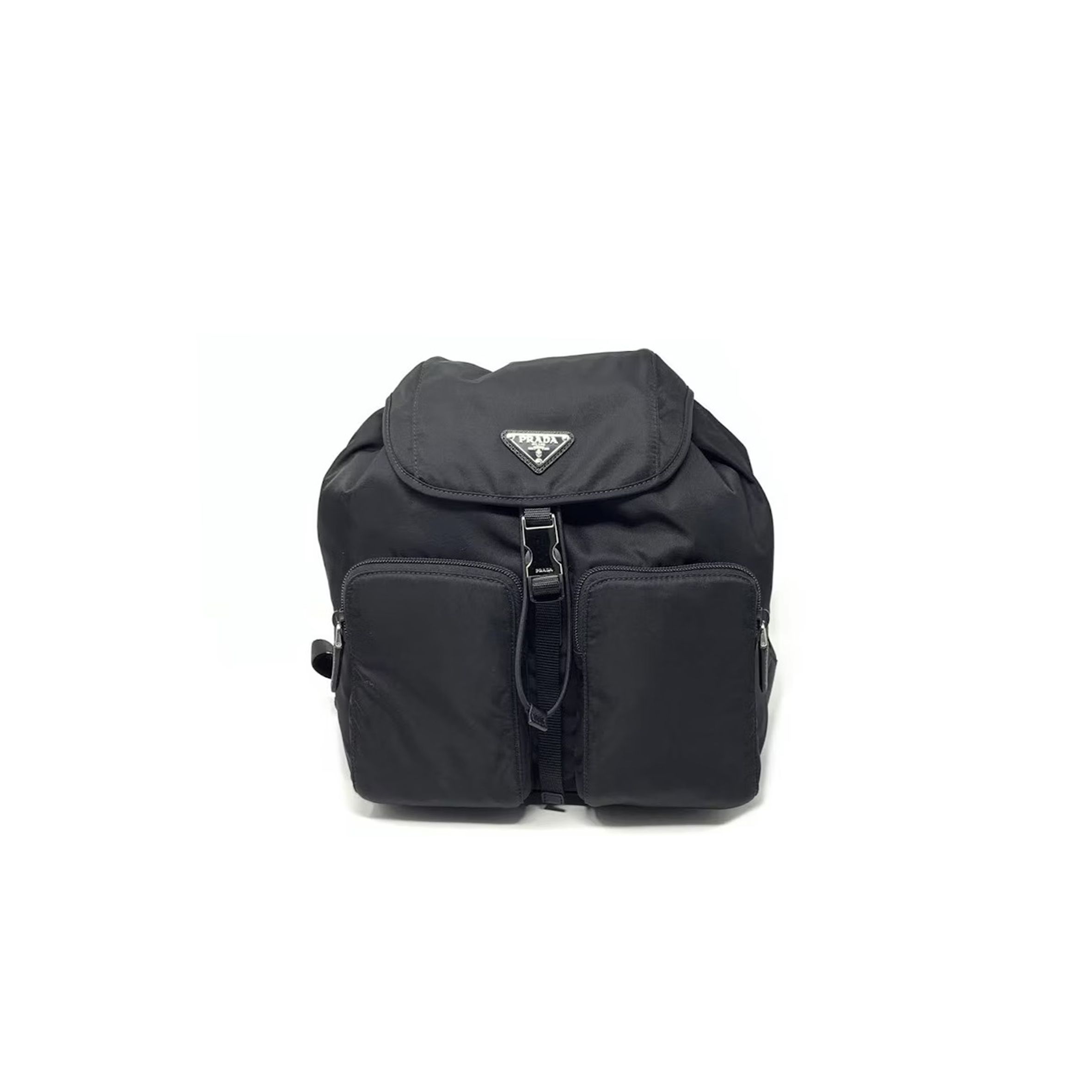PRADA ZAINO BACKPACKNYLON BLACK 1BZ005 (33*30*13cm) 